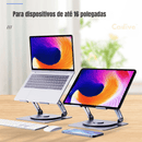 Suporte para Notebook Ajustável 360° com Cooler