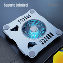 Suporte para Notebook Ajustável 360° com Cooler