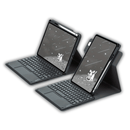 Capa com Teclado para iPad 7ª à 10ª Geração, iPad Air e Pro