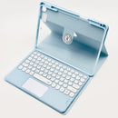 Capa com Teclado para iPad 7ª à 10ª Geração, iPad Air e Pro