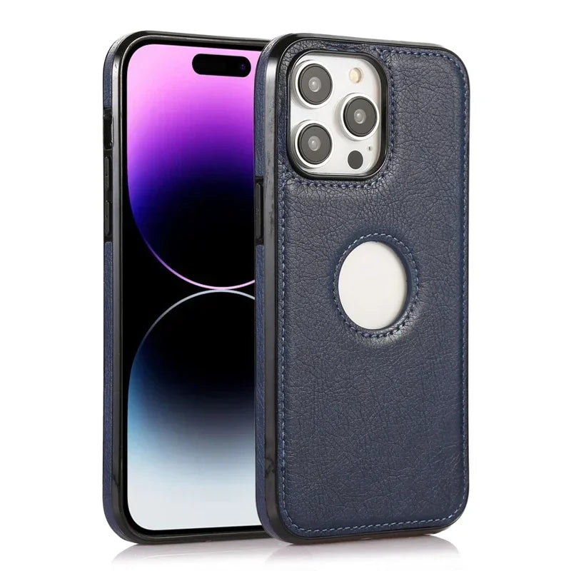 CadCase® Lux – Capa Slim de Couro Clássico para iPhone