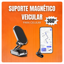 Suporte Magnético Veicular para Celular 360°