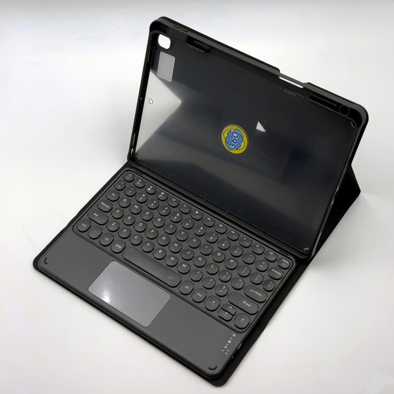 Capa com Teclado para iPad 7ª à 10ª Geração, iPad Air e Pro